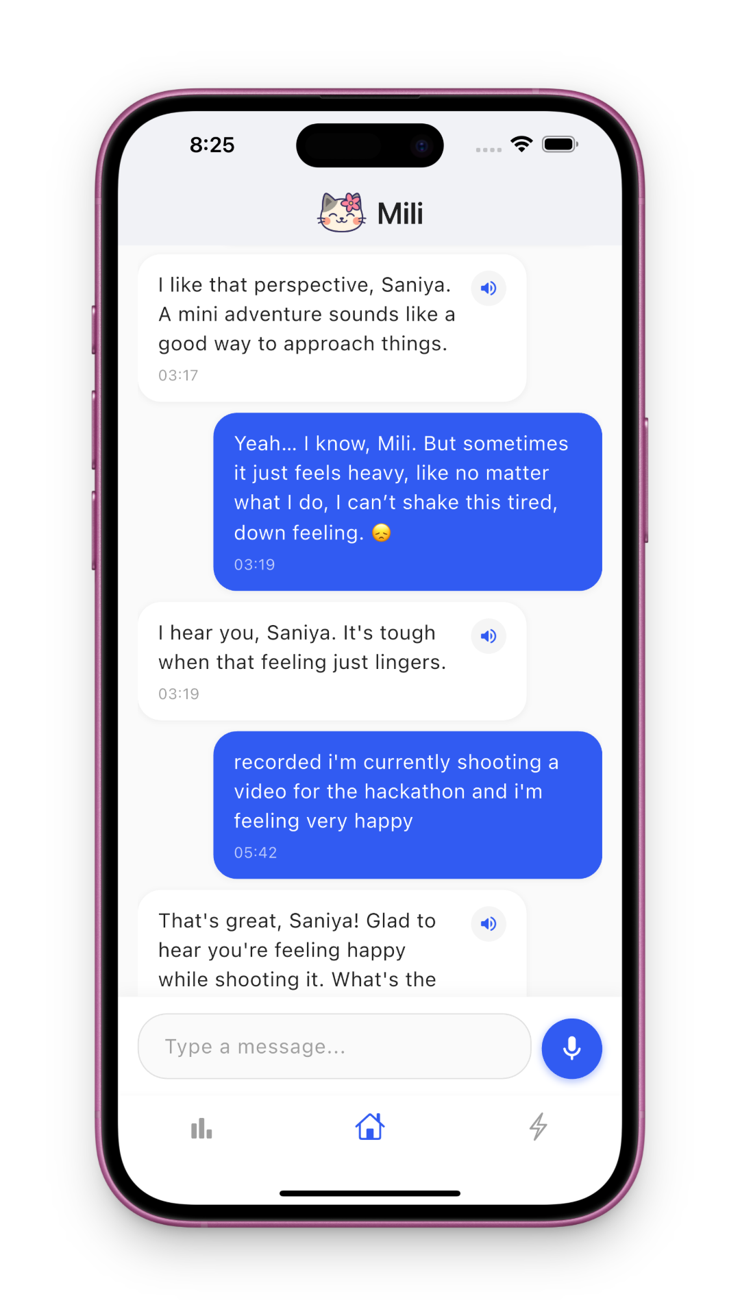 Mili Chat Interface